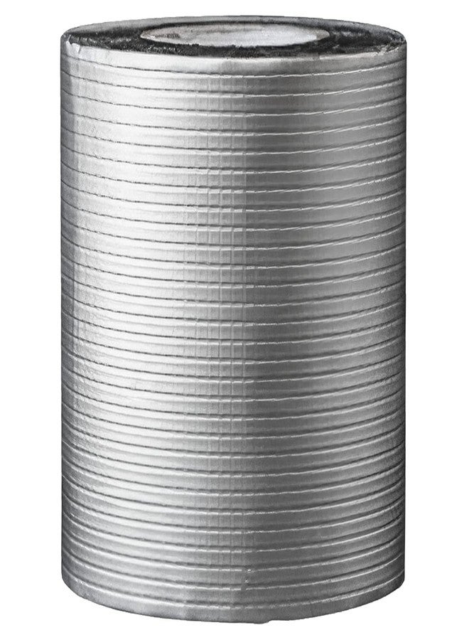 Styxon Aluminium Duct Repair Tape Professional Waterproof Butyl Rubber Tape External Aluminium Foil Suitable for Roof Leak, Surface Crack, Window Sill Gap, Pipe Rupture (2'' in x 5 Meter) (1 Psc) - Image 1